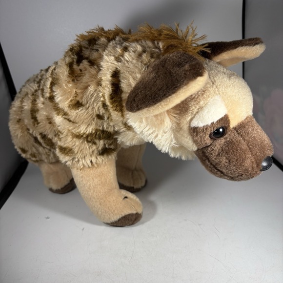 Wild Republic Hyena Brown Plush Stuffed Animal 13" - Picture 1 of 8